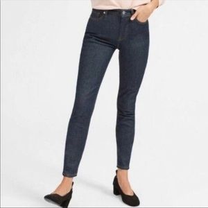 Everlane Dark Wash Skinny Jeans